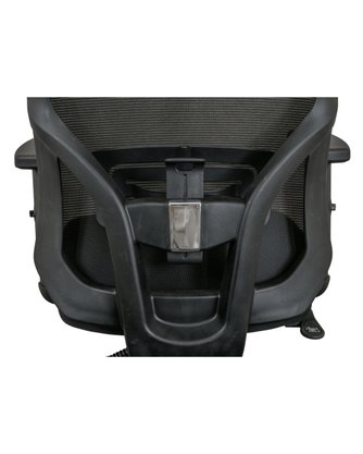 Poltrona Presidente Ergonômica Preto - Com apoio de cabeça