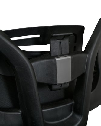 Poltrona Presidente Ergonômica Preto - Com apoio de cabeça