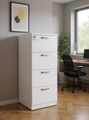 Armário Arquivo 4 gavetas Express Branco