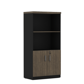 Armário para Escritório Ameixa e Preto - Com Fechadura