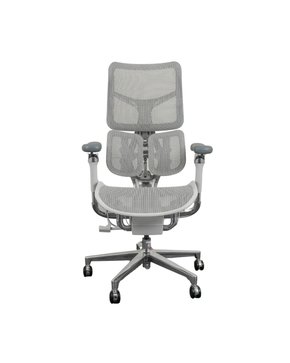 Cadeira Presidente Cinza – Ergonômica com Braços 5D