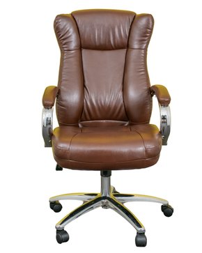 Cadeira Presidente Marrom – Inclinação Ajustável