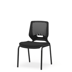 Cadeira de Escritório Fixa Beezi Base Preta Plaxmetal