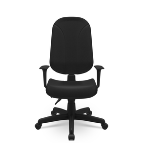 Cadeira Presidente Couríssimo Preta – Braços Reguláveis