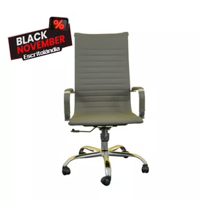 Cadeira Diretor Cinza - Couríssimo PU