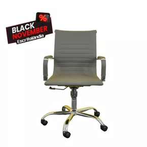 Cadeira Diretor Cinza - Couríssimo PU