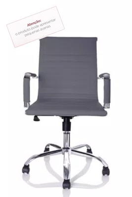 Cadeira Diretor Cinza - Couríssimo PU