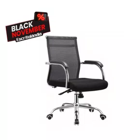 Cadeira Diretor Preta – Giratória com Mecanismo Relax