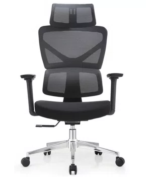 Cadeira Ergonômica Presidente Preta – Giratória e Reclinável