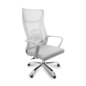 Cadeira Presidente Cinza – com Mecanismo Relax