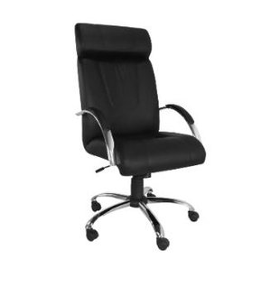 Cadeira Presidente Preta – Estofada com Mecanismo Relax