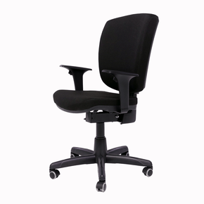 Cadeira Presidente Preta – Giratória com Back System