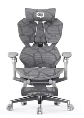 Cadeira Presidente Optimus Cinza – Encosto em Tela