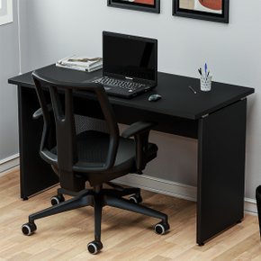 Mesa de Escritório Preta 120cm Gebb Work Express