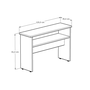 Aparador em MDP 120cm cor Ameixa Gebb Work