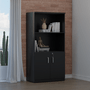 Armário Estante com 2 portas Express Preto