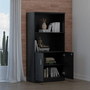 Armário Estante com 2 portas Express Preto
