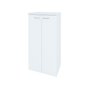 Armário 2 Portas para Escritório Toq Branco