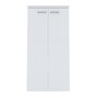 Armário 2 Portas para Escritório Toq Branco
