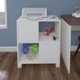 Balcão Home Office 2 Portas Mobile Kuad Branco