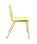Cadeira 4 Pés Multi297 Sem Braço Com Estrutura e Assento/Encosto Amarelo