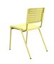 Cadeira 4 Pés Multi297 Sem Braço Com Estrutura e Assento/Encosto Amarelo