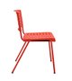 Cadeira Multi297 Fixa Vermelha – 4 Pés sem Braços