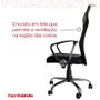 Cadeira Presidente Preta - com Encosto Reclinável