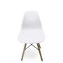 Cadeira Decorativa Eames Base Branca