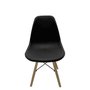 Cadeira Decorativa Eames Base Preta