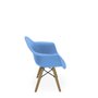 Cadeira Decorativa Eames Kids Com braço Azul