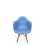 Cadeira Decorativa Eames Kids Com braço Azul