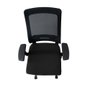 Cadeira Diretor 4006 Relax Back Tecido Preto