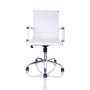Cadeira Diretor Eames Relax 11D Cromada Branca