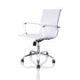 Cadeira Diretor Eames Relax 11D Cromada Branca