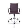 Cadeira Diretor Eames Relax 11D Cromada Café