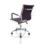 Cadeira Diretor Eames Relax 11D Cromada Café