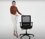 Cadeira Executiva Staff Try Mecanismo Back Braço Jetta Piramidal Rod pu