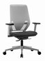 Cadeira Diretor Giratória Easyflex Estrutura Branca Mecanismo Back System em Crepe Preto