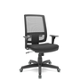 Cadeira Presidente Brizza Relax Crepe Preta Plaxmetal