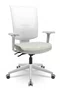 Cadeira Presidente Cinza Claro – Ergonômica com Tela