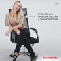 Cadeira Presidente Escritório W-124 com Encosto em Tela Mesh Preta