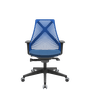 Cadeira Presidente Giratória Escritório Bix Azul