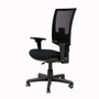 Cadeira Presidente Prime Metal Capa com Back System Crepe Preta