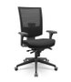 Cadeira Presidente Prime Piramidal Slider Crepe Preta