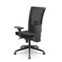 Cadeira Presidente Prime Piramidal Slider Crepe Preta