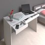 Escrivaninha Home Office College 2 Gavetas Branca