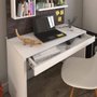 Escrivaninha Home Office Painel First Branco com Terrano