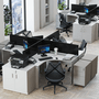 Estação de Trabalho Slim Express Cinza 135cm