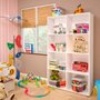 Estante Alta Branca Clean 6 Prateleiras